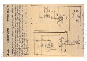 Decca SRG400 ;Similar schematic circuit diagram
